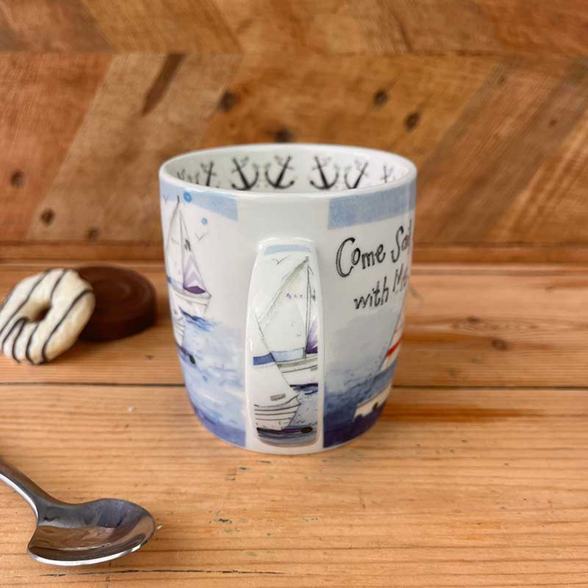 Mug en porcelaine Sailing Boats par Alex Clark