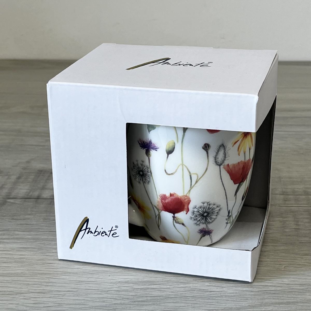 Mug en Porcelaine fine - Prairie de coquelicots