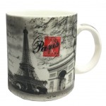 Mug Paris Nostalgie noir et blanc 11 cm