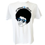 T-shirt Mickael I want u back Blanc Taille L