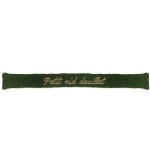 Coussin de porte vert - Petit nid douillet