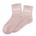 Paire de chaussettes  paillettes princesse