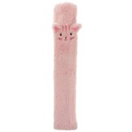 Bouillotte longue pour enfant en fourrure petit chat rose