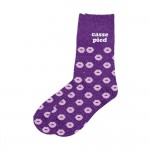 Paire de Chaussettes Pailletes Casse-Pied violette