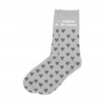 Paire de Chaussettes Pailletes Copine de Cur - Gris