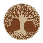 Dcoration murale Arbre de vie en bois 40 cm