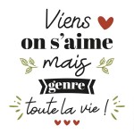 Sticker Dcoration Murale - Viens On S'aime