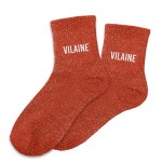 Paire de Chaussettes Pailletes Vilaine Rouge