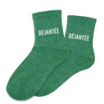 Paire de Chaussettes Pailletes Vertes Djante