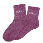 Paire de Chaussettes Pailletes Gniale Violet