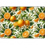 Planche  dcouper oranges et fleurs Cbkreation 28.5 cm