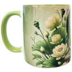 Mug sagesse de Bouddha par CBKreation vert