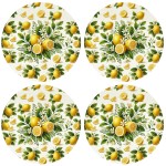 Dessous de verres  citronnier en fleur Cbkreation