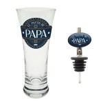 Coffret cadeau verre  pastis et bec verseur assorti Papa