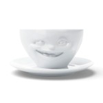 Tasse et sous tasse en porcelaine Tassen 200 ml - clin d'oeil