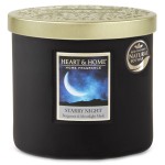 Bougie Heart and Home 40 heures - Nuit toile