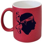 Mug rouge rubis corse par Cbkration