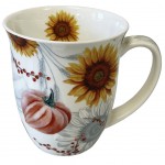 Mug en Porcelaine fine - Tournesols et Citrouilles