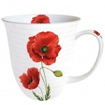 Mug en Porcelaine fine - Coquelicots