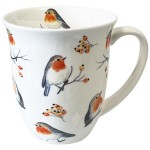 Mug en Porcelaine fine - Robin Family petits oiseaux