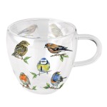 Tasse pour le th double paroi - Espces d'oiseaux