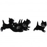 Figurine Les chats de Dubout - Suivez-moi - 11 x 5 x 4 cm